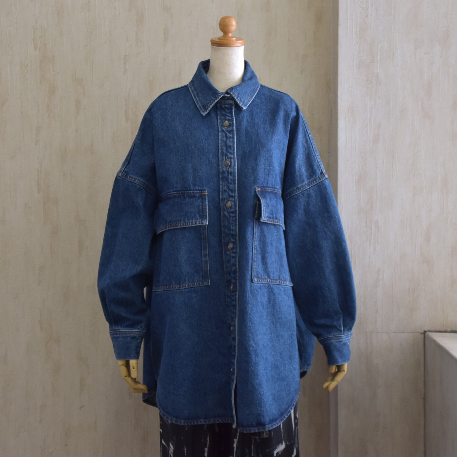 SACRA (TN) / AUTHENTIC DENIM SHIRT JACKET #125609071-AA(2)