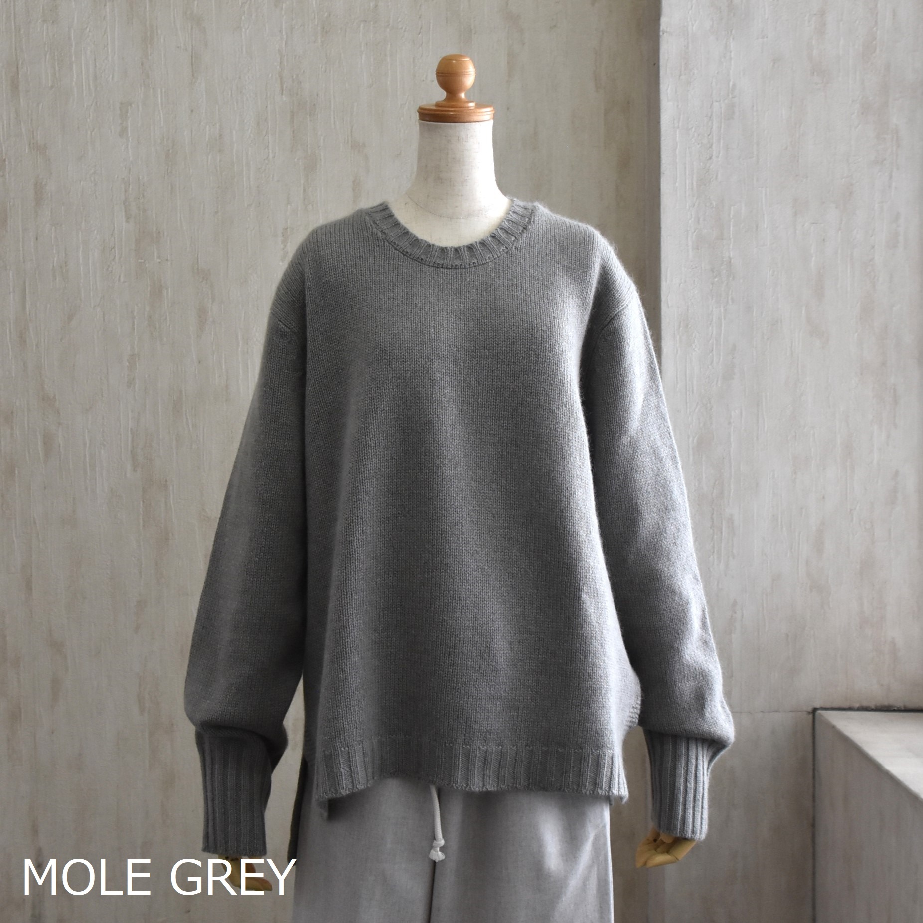 eleven 2nd (CuZJh) / MENS Round Neck Jumpery3FWJz#E2W-1115-AA(2)