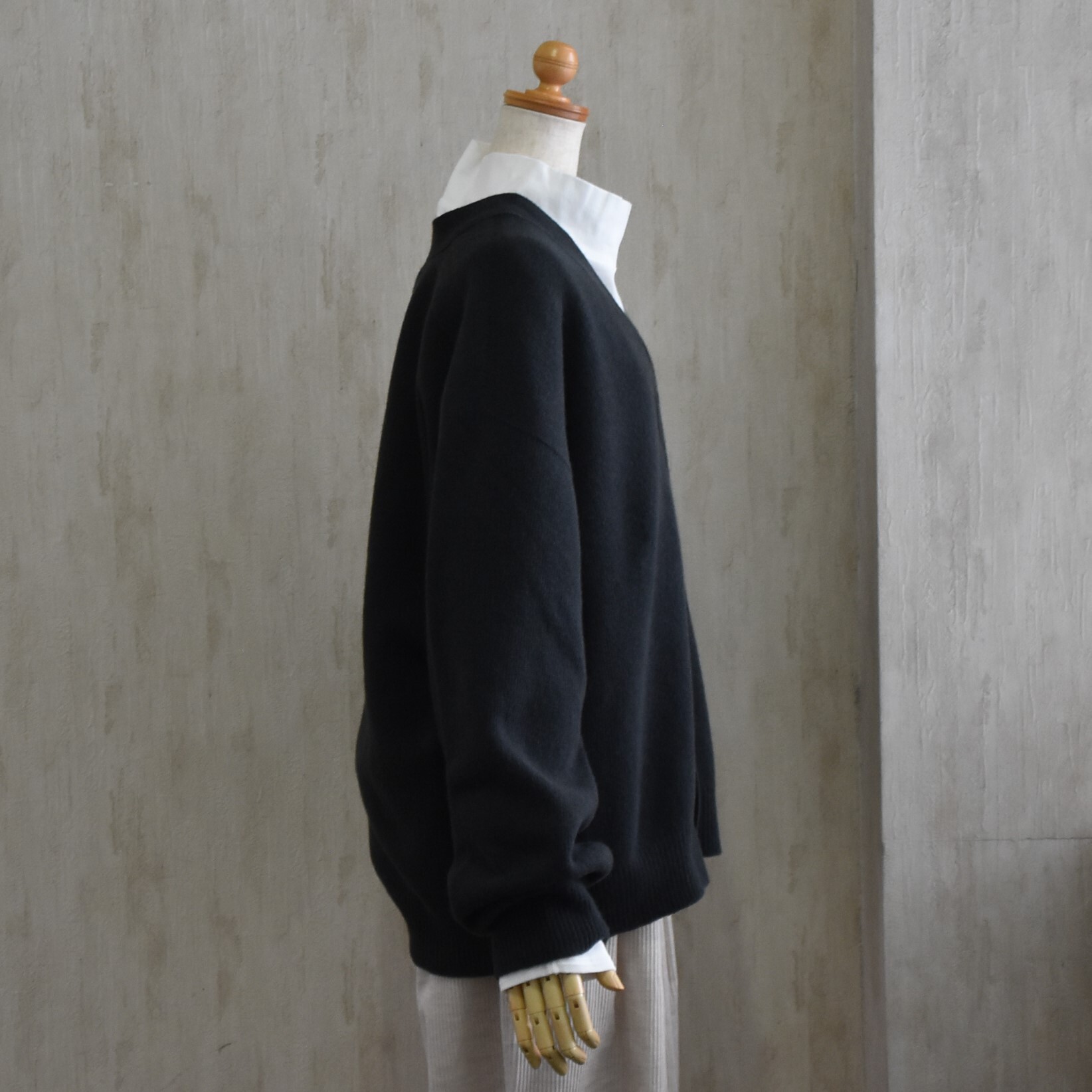 SOFIE D'HOORE(\tB[h[) / Seamless V-neck cardigan long sleeves #MABUSE-AA(2)