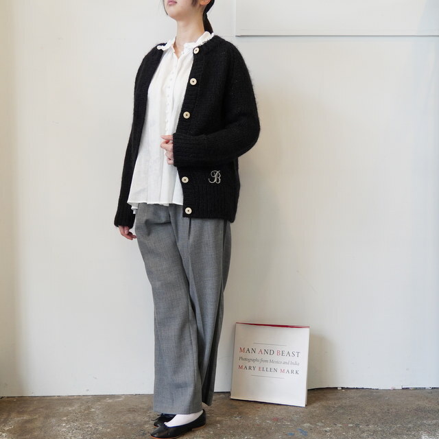 Bilitis dix-sept ans(reBXEfBZb^) LINEN GATHERED BLOUSE #2911-935(2)