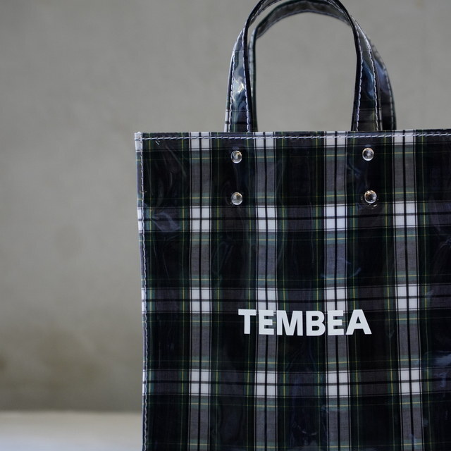 TEMBEA(exA) PAPER TOTE SMALL #TMB-2286H-CHECK DRESS(2)