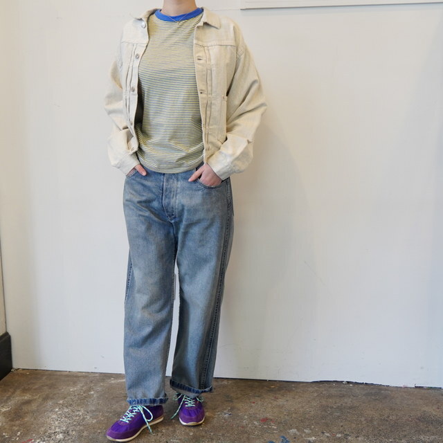 Oblada(�I�u���_) 1936 HEMP DENIM JACKET [IVORY] #S2610JK04(2)