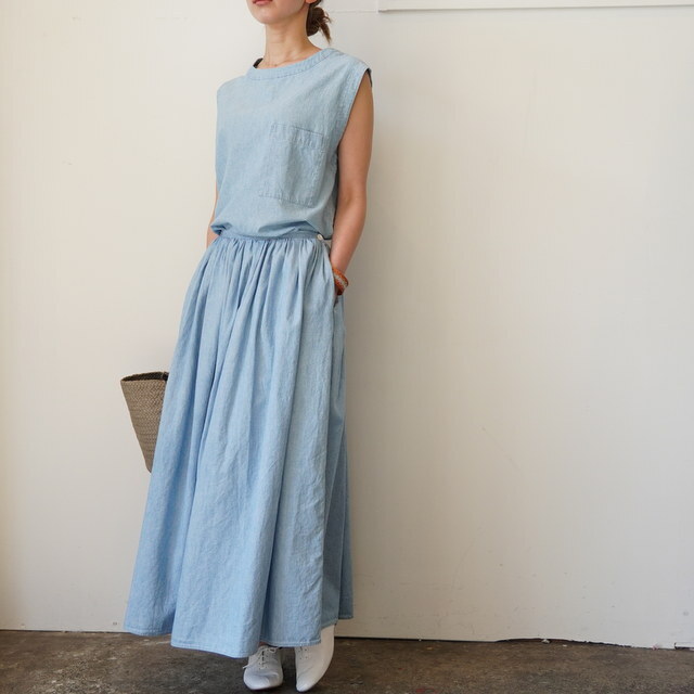 TOUJOURS(�g�D�W���[) / Randam Pleated Maxi Skirt #HM44DK04(2)