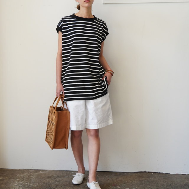 TOUJOURS(�g�D�W���[) /Sleeveless Trim T-shirt #ZM44XC03(2)