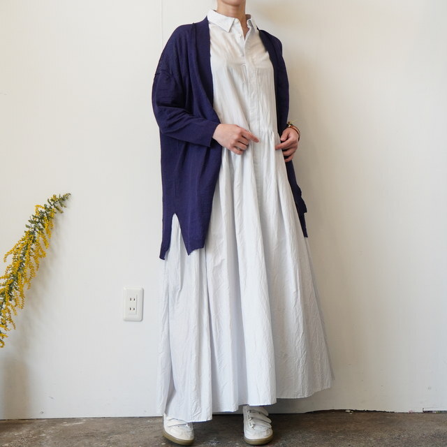 maison de soil(���]���h�\�C��) / V-NECK C/GN WITH SLIT #CNMDS2501(2)