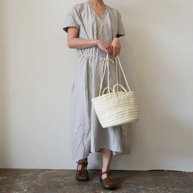 SONO(�\�m) DANTE DRESS Dusty Stripe Fine #8043-STRIPE 26SS(2)