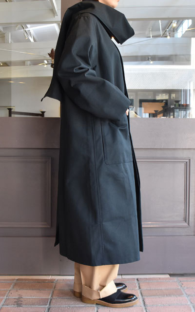 y40% off salezCristaSeya(NX^Z)  Maxi over coat with scarf (Black)(3)