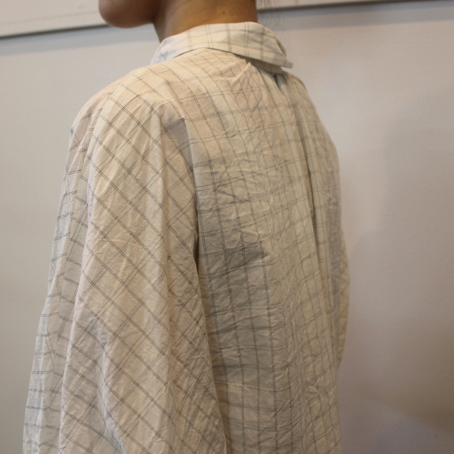 【22ss】TOUJOURS(トゥジュー)  lantern sleeve sack shirt#TM36GS01(3)