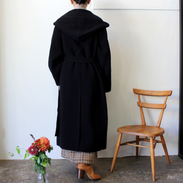 AURALEE(オーラリー) VELOUR BRUSHED WOOL MELTON HAND SEWN HOODED DOUBLE COAT#A22AC03WV(3)