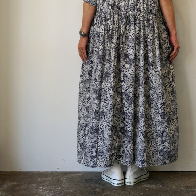 TOUJOURS(トゥジュー) / SHORT SLEEVE CLASSIC GATHERED DRESS#YM38FD01(3)