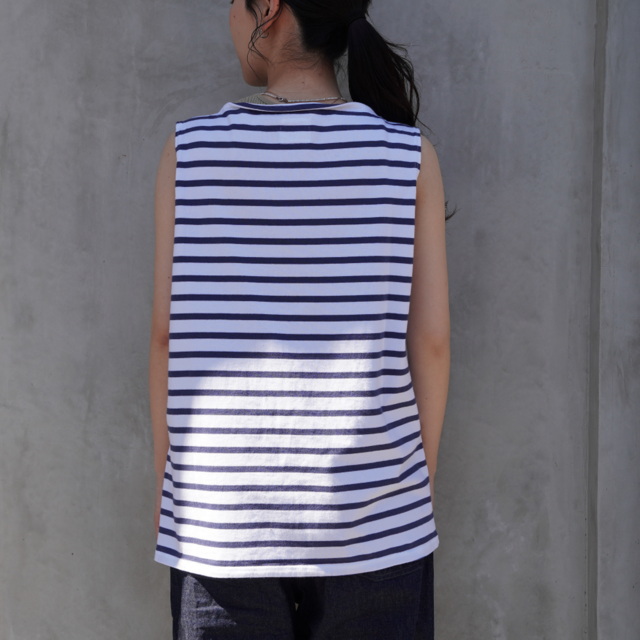 TOUJOURS(トゥジュー) / Boat Neck Sleeveless Shirt#EM34XC08(3)