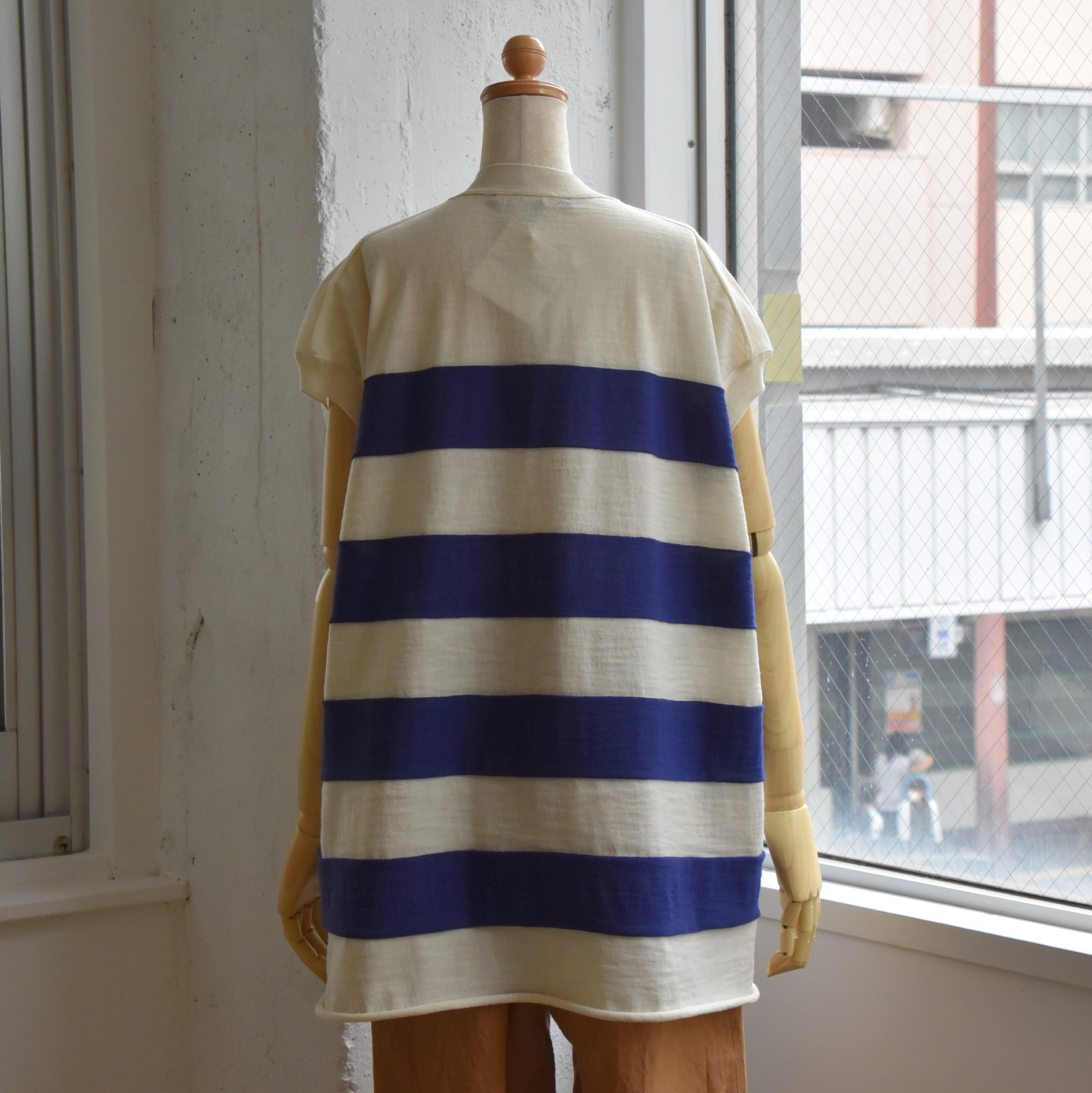SOFIE D'HOORE(ソフィードール) / MODA Sleeveless v-neck bi color striped knit(3)