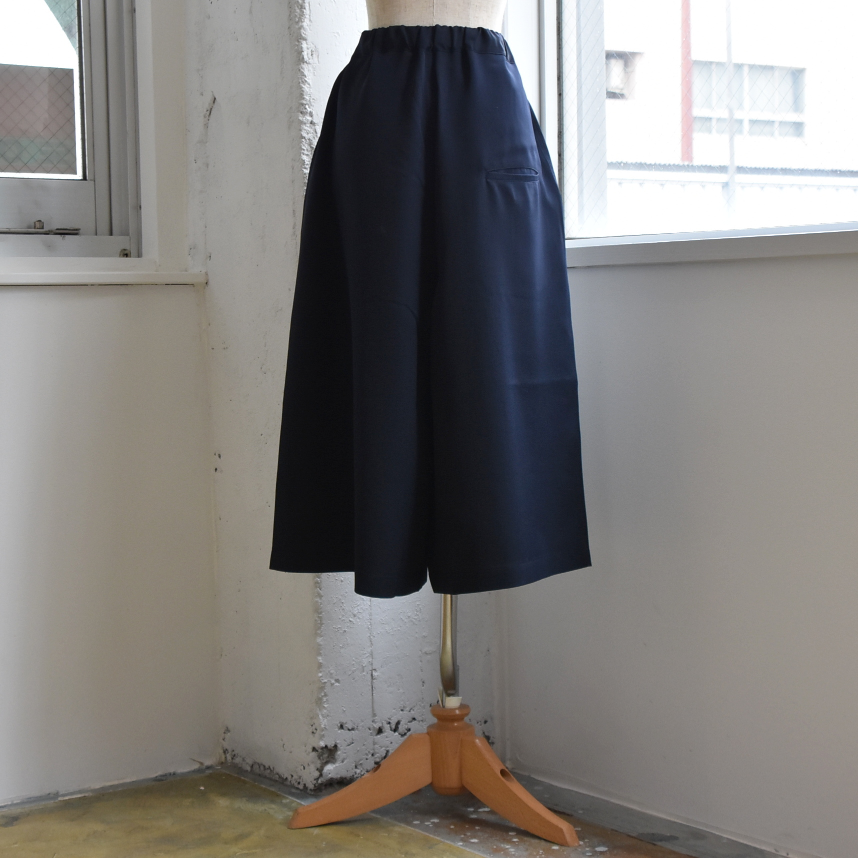 SOFIE D'HOORE(ソフィードール) / POST-PLUN Wide 3/4 length pants with elastic waist(3)