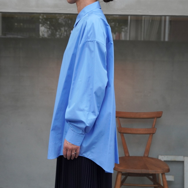 Graphpaper(グラフペーパー) High Count Broad L/S Oversized Regular Collar Shirts_GL233-50036B(3)