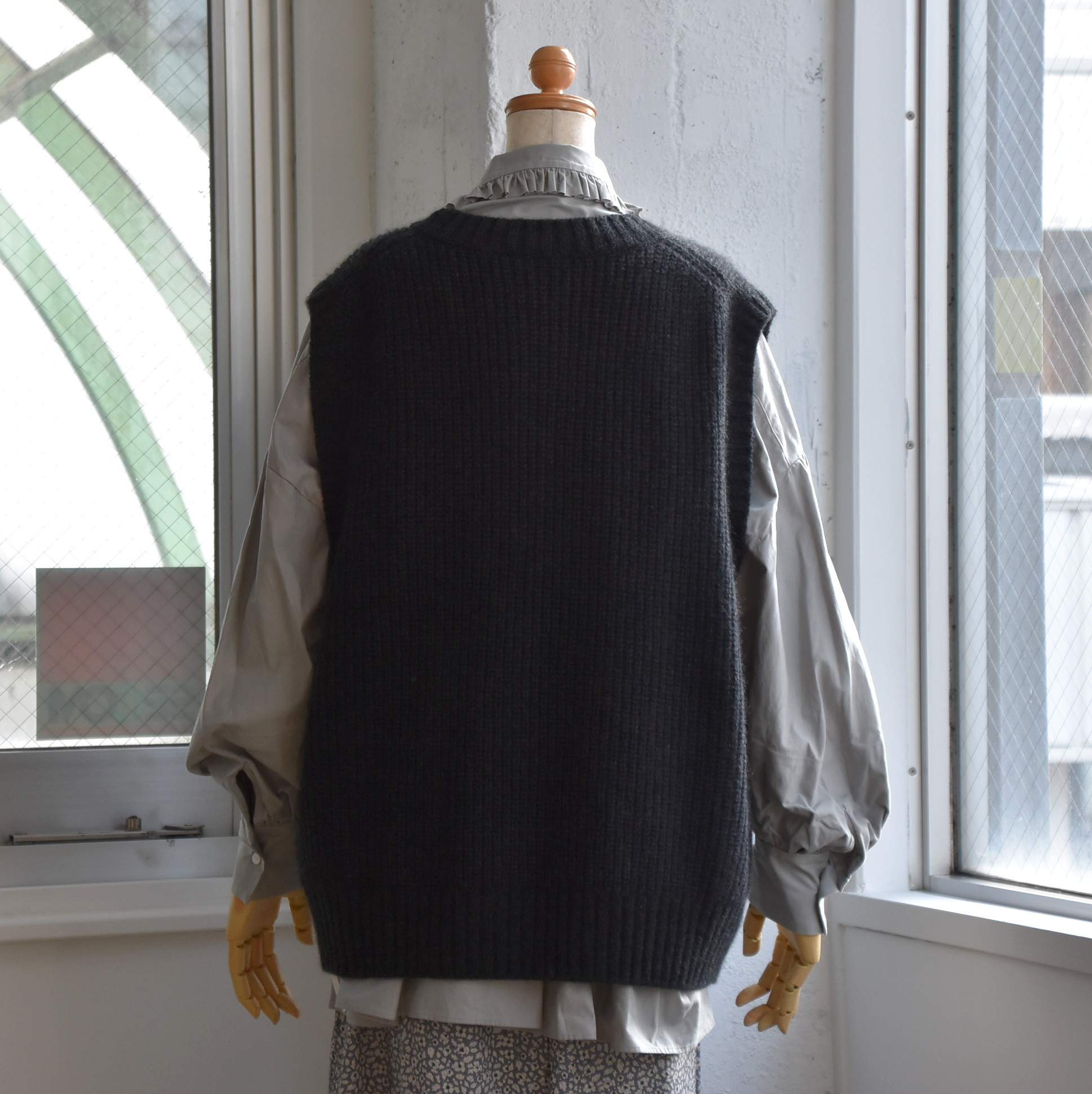 TOUJOURS(トゥジュー) / Rib Stitch Cardigan Vest #VM39XK02(3)