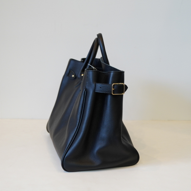 YOUNG&OLSEN(OAhI[Z) EMBOSSED LEATHER BELTED TOTE#YO2401-GD012(3)
