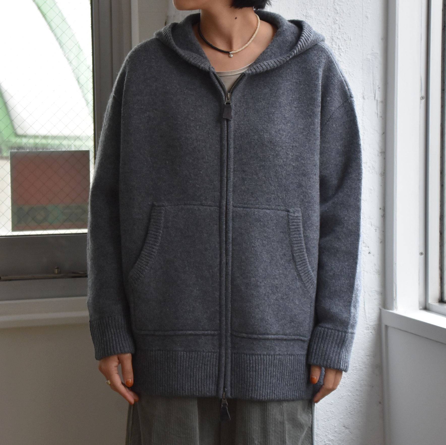 Kristensen DU NORD(NXeZhDmh) /   WOOL HOODIE  #I-335-AA(3)