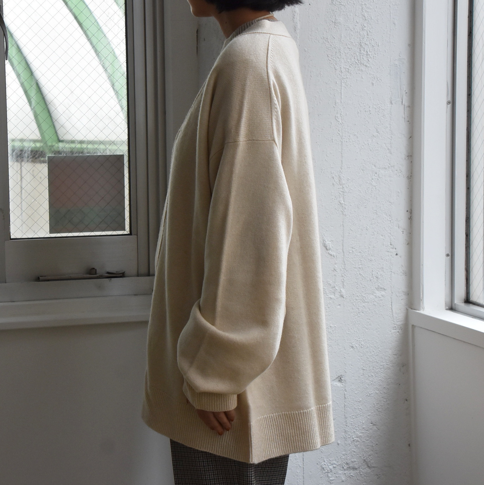 SOFIE D'HOORE(\tB[h[) / 2ply oversized cardigan bottom riby2FWJz #MYTH-AA(3)