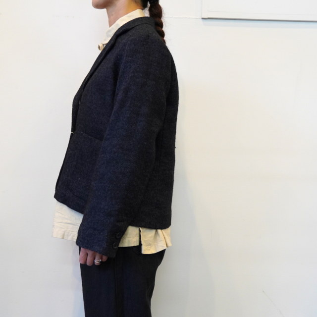 SARAH(T) LINEN WOOL TWILL JACKET #C60230(3)