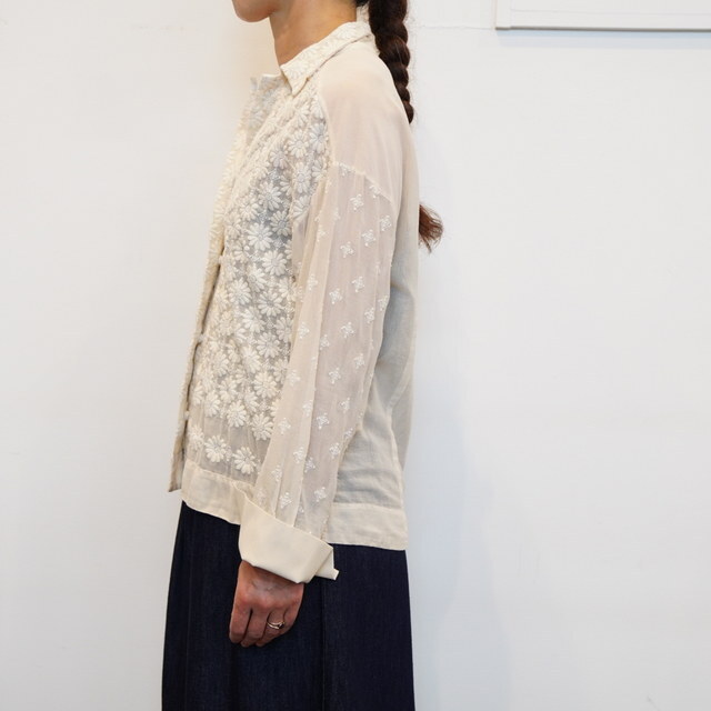 ANTIPAST(AeBpXg) / G-DYED EMB BLOUSE #DEB7(3)