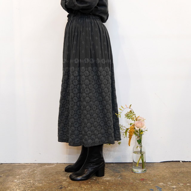 ANTIPAST(AeBpXg) / G-DYED EMB SKIRT #DES8(3)