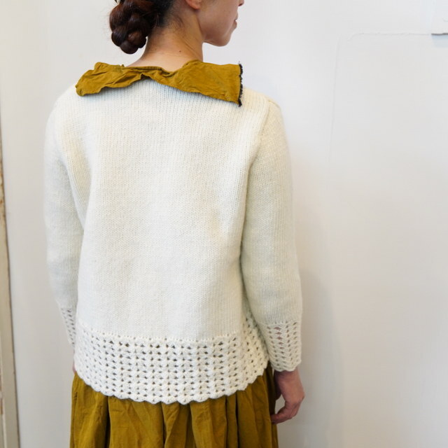 DANIELA GREGIS(_jG OWX) giacca legaccio hand-knitted jacket alce#MMG231WO(3)