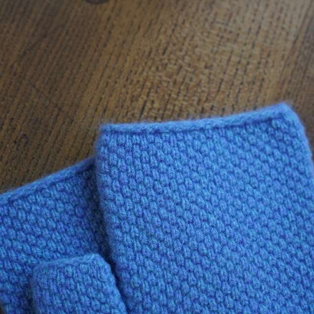 hikaru noguchi(qJ mO`) TUCK STITCH OPEN MITTENS #TUCK(3)