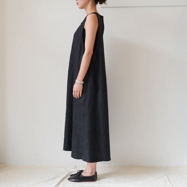 y40%OFFzSARAH(T)   Linen Twill Sleeveless Dress #C4266(3)