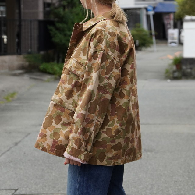chimala(`}) UNISEX HERRINGBONE HUNTER CAMO JACKET #CS40-JT14(3)