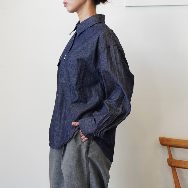SARAH(T)Ranch Shirt Denim#C53022(3)