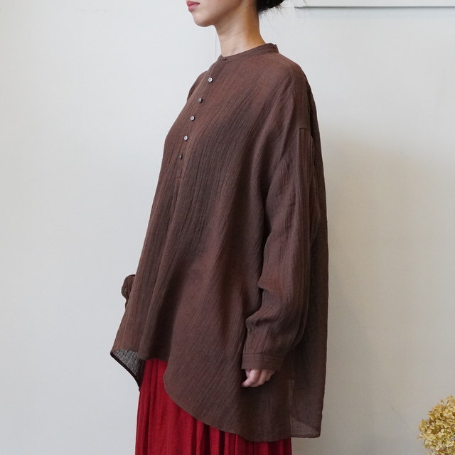 suzuki takayuki(XYL^JL) ​​​​​​​gauze pullover blouse#A261-04(3)