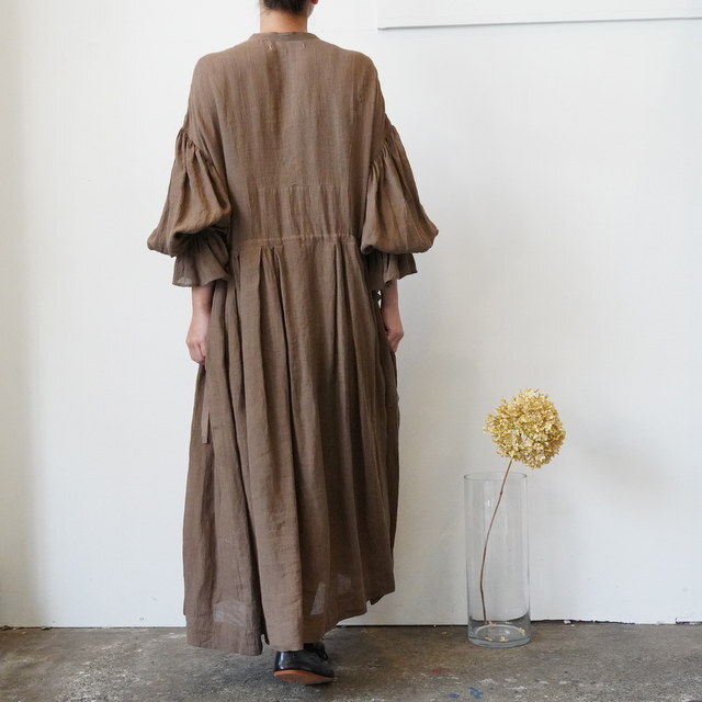 suzuki takayuki(XYL^JL) ​​​​​​​bishop-sleeve dress#A261-11(3)