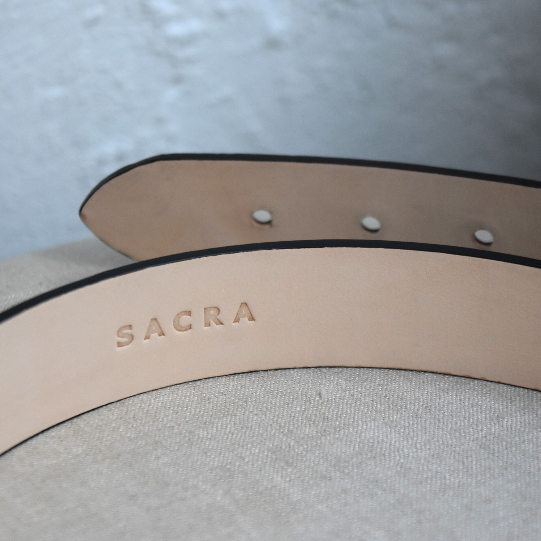 SACRA (TN) / ROUND BUCKLE BELT #125566401-AA(3)