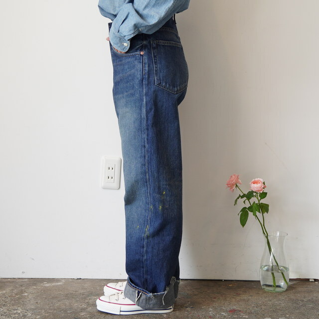 chimala(`}) /13.5OZ SELVEDGE DENIM STRAIGHT CUT #CS40-MP03B(3)