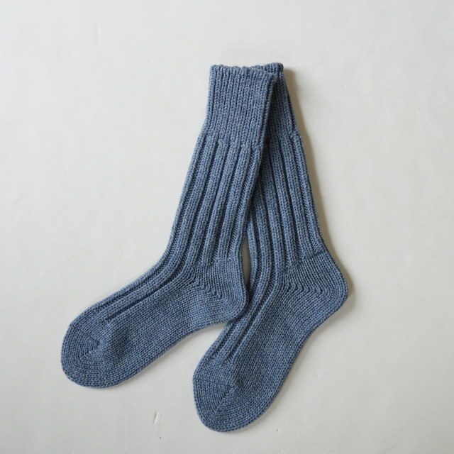 eleven 2nd (CuZJh) Washable Soft Wool Chunky Rib Socks #E2A-0054(3)