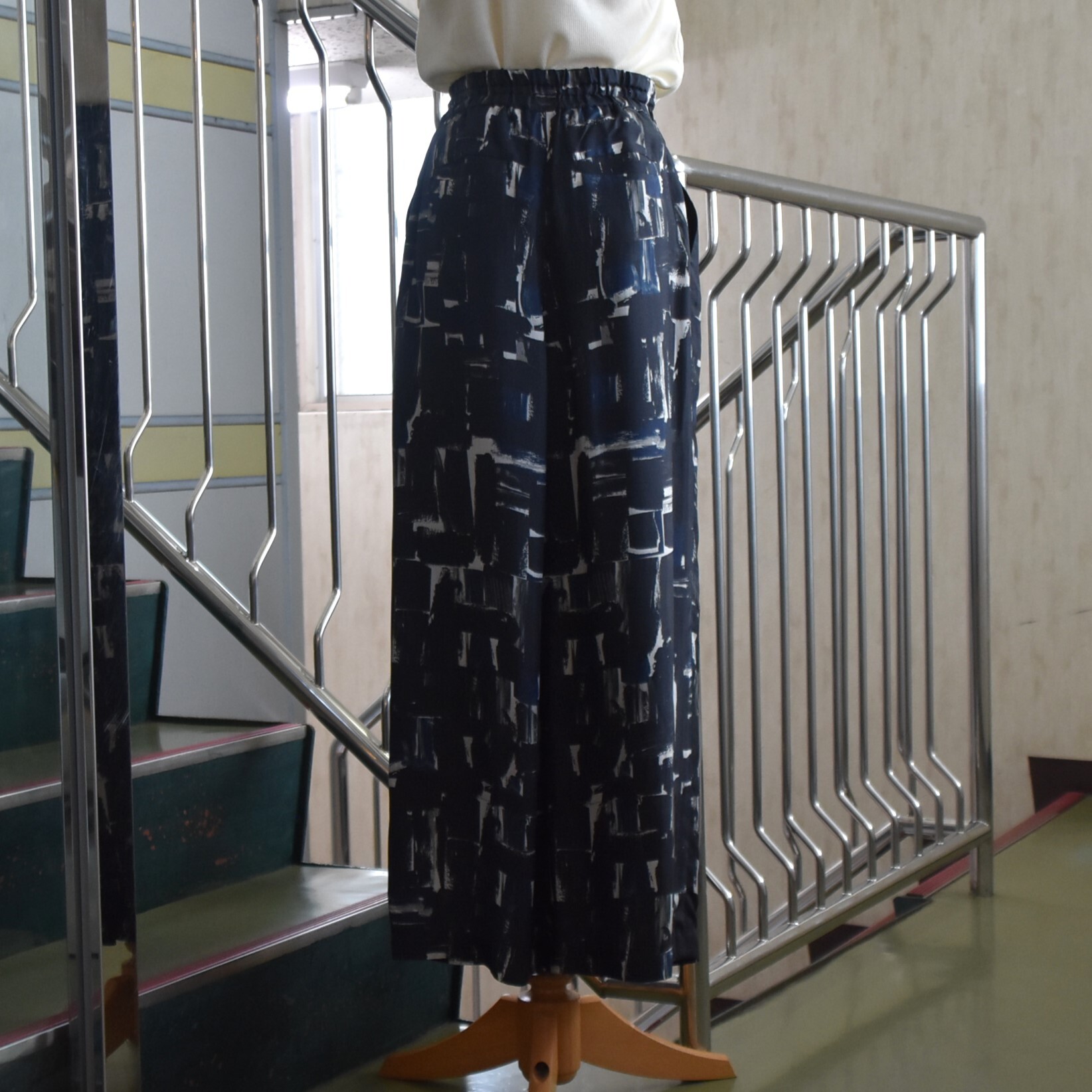 SACRA (TN) / BRUSH PAINTING PANTS #125510112-AA(3)