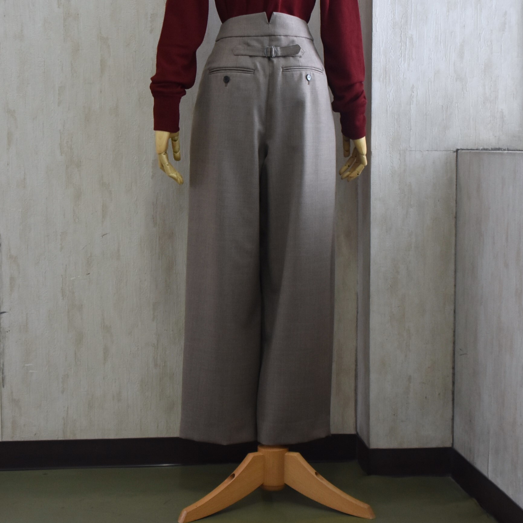 SACRA (TN) / H.COUNT WORSTED SERGE PANTS #125515112-AA(3)