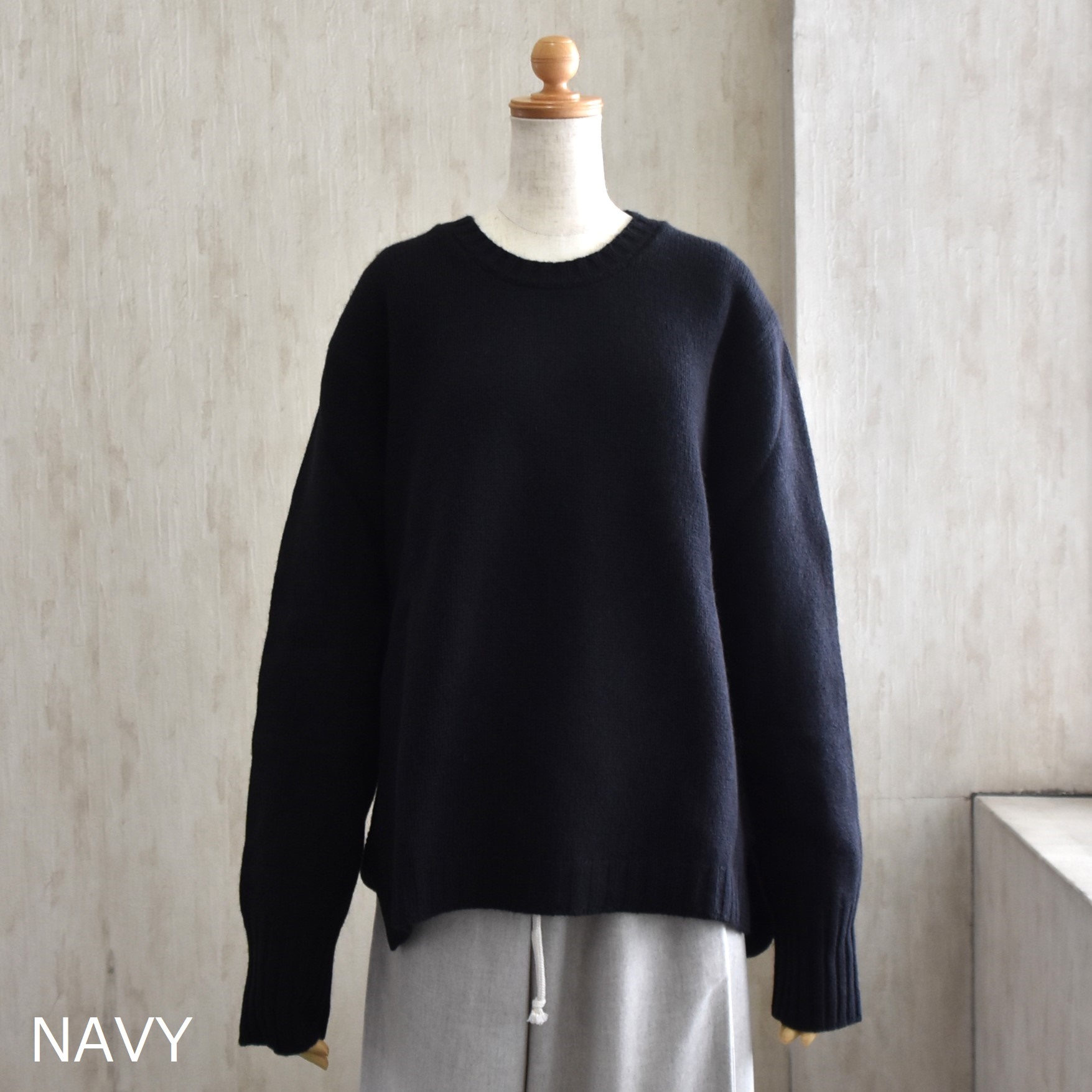 eleven 2nd (CuZJh) / MENS Round Neck Jumpery3FWJz#E2W-1115-AA(3)