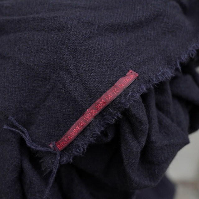 DANIELA GREGIS(�_�j�G�� �O���W�X) scialle shawl lavato(DARKBLUE)#SCI1WK41212(3)