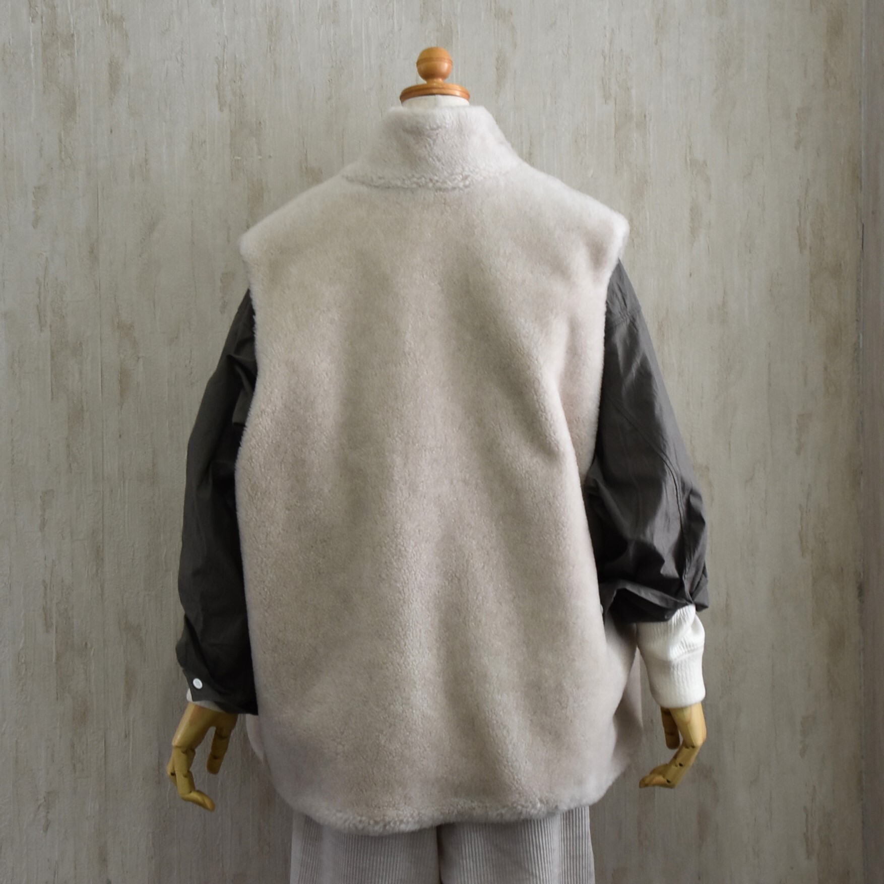 TOUJOURS(gDW[) / High Neck Over Vest #TM43VS01-AA(3)