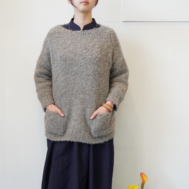 maison de soil(]h\C) / CREW NECK P/O WITH POCKET #CNMDS2562A(3)