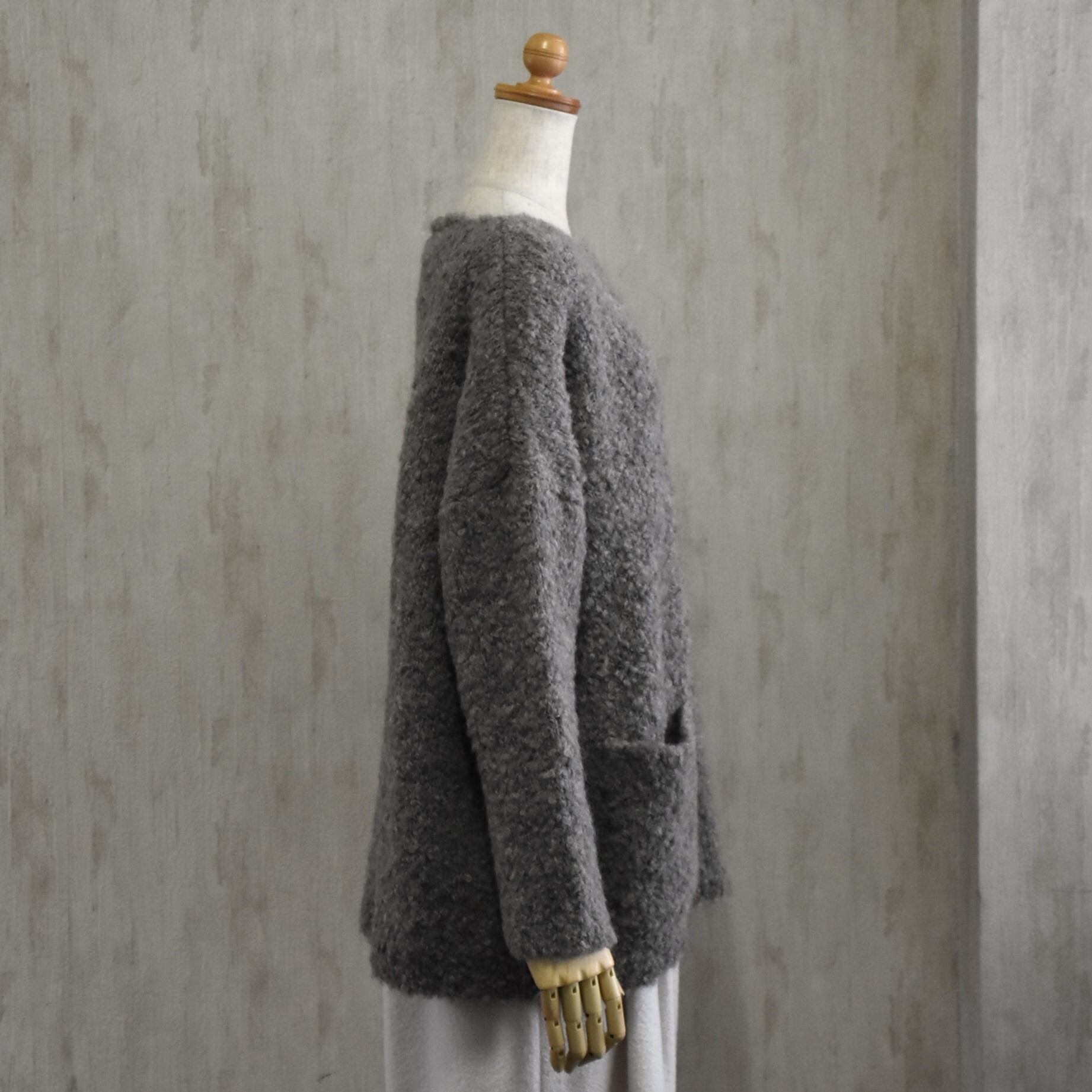 maison de soil(]h\C) / CREW NECK PULLOVER WITH POCKET #CNMDS2562A-AA(3)