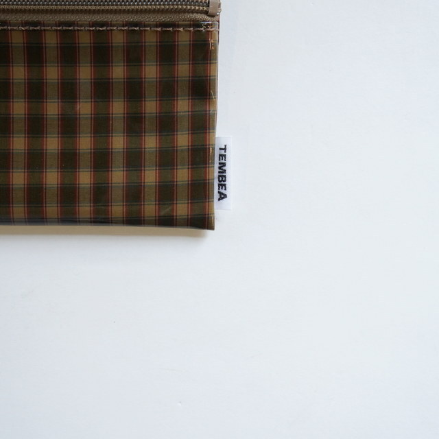 TEMBEA(exA) FLAT POUCH #TMB-2310N-KHAKI(3)