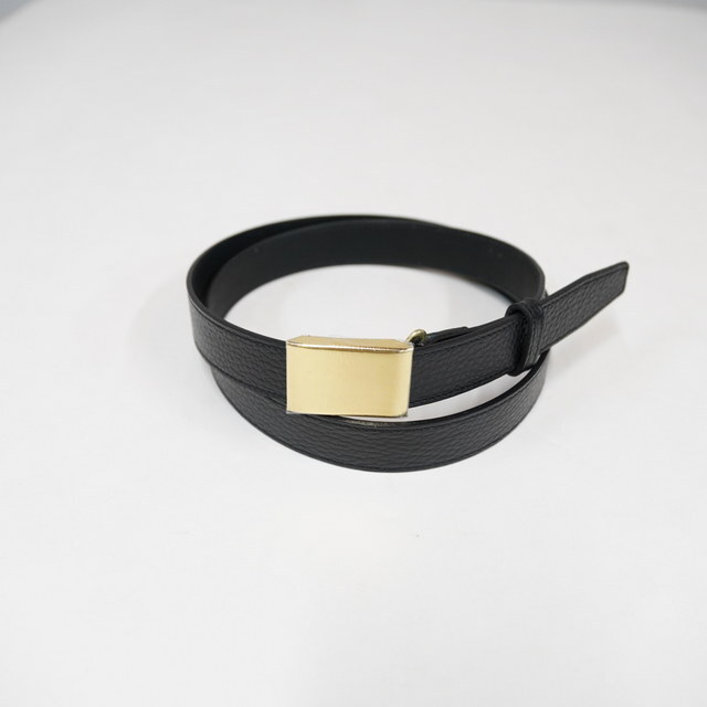 Scye(�T�C) Shrink Leather Box Buckle Belt #3326-31353(3)