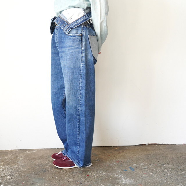 QUIITO(�L�C�g) W WAIST DENIM PT #Q26S-T018(3)