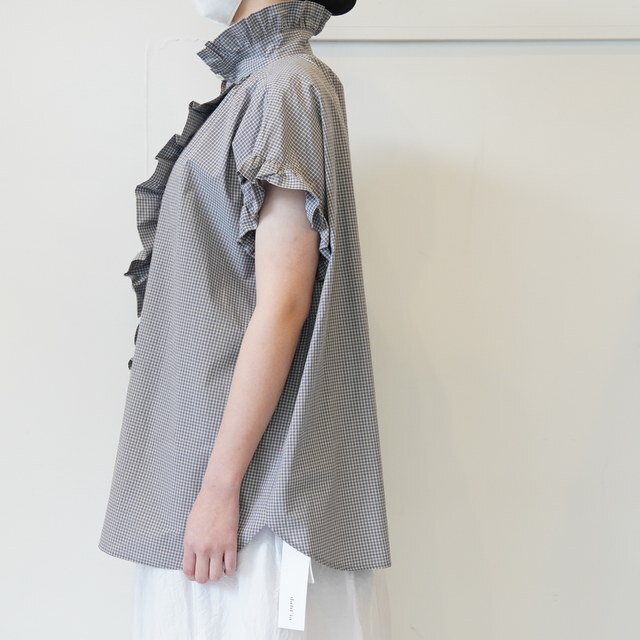 dahl'ia(�_���A) FRILL N/S BL CHECK  #DBL-364CH(3)