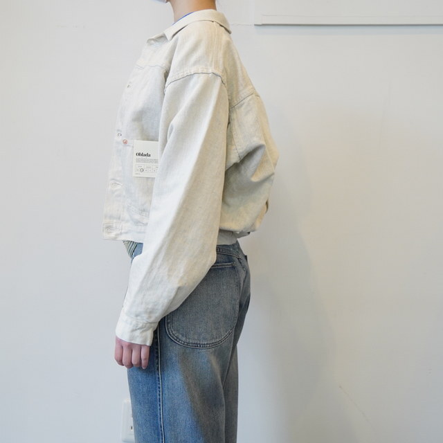 Oblada(�I�u���_) 1936 HEMP DENIM JACKET [IVORY] #S2610JK04(3)