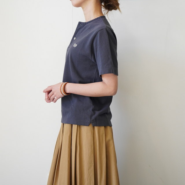 Scye(�T�C) COTTON PIQUE HENLEY NECK SHIRT #5226-21703(3)