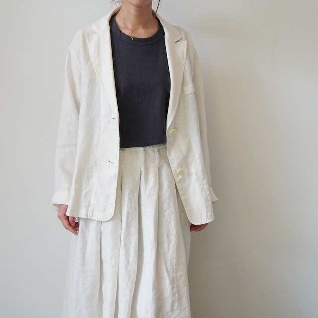  SARAH(�T��) Linen Twill �e�[���[�h�W���P�b�g�y2�F�W�J�z #C60269(3)