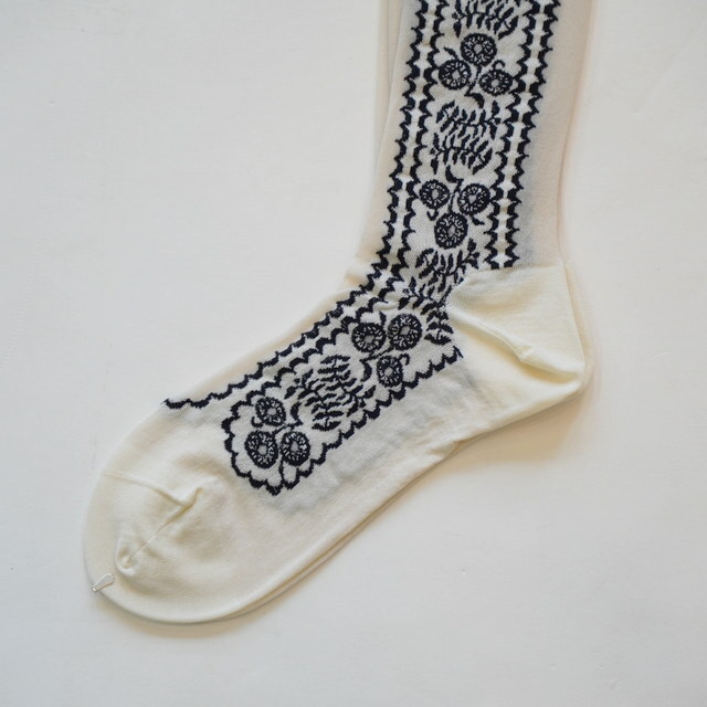 ANTIPAST (�A���e�B�p�X�g) / SHEER FLOWER HIGH SOCKS�y3�F�W�J�z #AM-817HS(3)